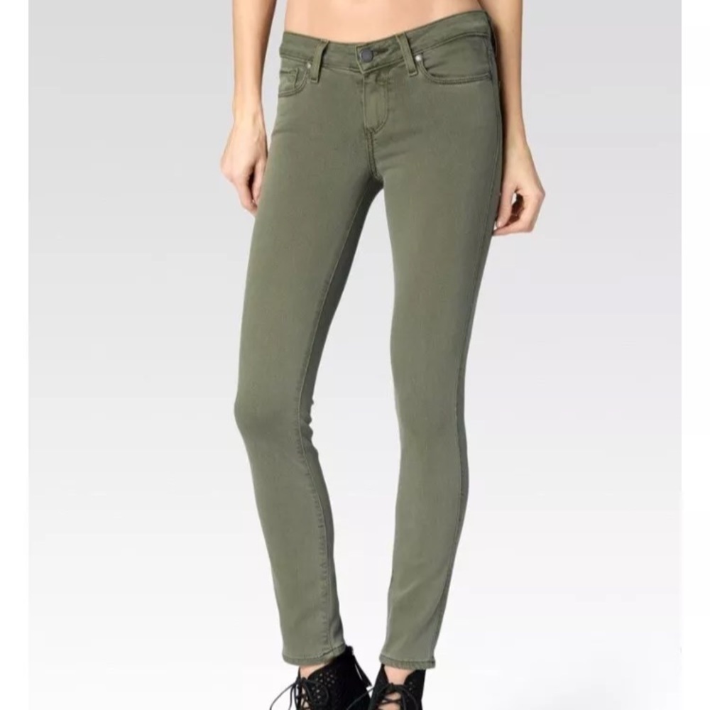 Paige denim vertigo raw hem jeans